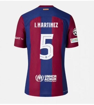 Barcelona Inigo Martinez #5 Replika Hjemmebanetrøje 2023-24 Kortærmet